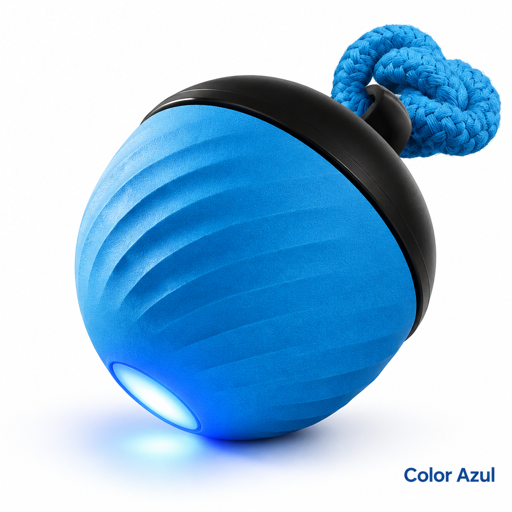 Pelota Interactiva Automática para Perros y Gatos | 3 Modos USB