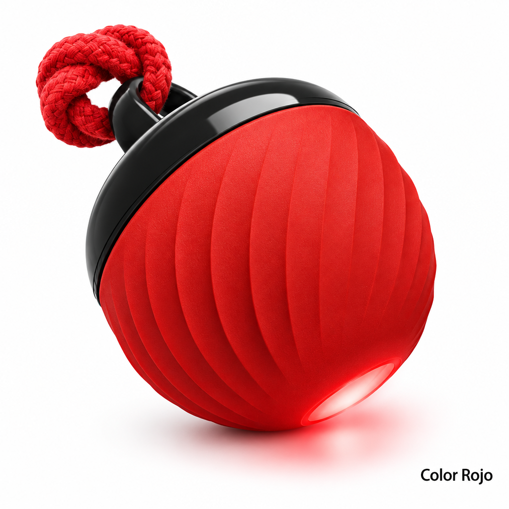 Pelota Interactiva Automática para Perros y Gatos | 3 Modos USB