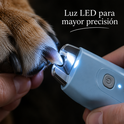 Cortauñas Eléctrico con Luz LED para Perros y Gatos
