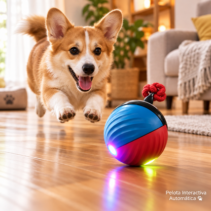 Pelota Interactiva Automática para Perros y Gatos | 3 Modos USB